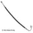 Beck Arnley 073-1786 Brake Hydraulic Hose - Front Right