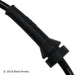 Beck Arnley 084-4467 ABS Wheel Speed Sensor - Front Right