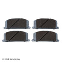 Beck Arnley 085-1220 Disc Brake Pad Set - Front