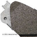 Beck Arnley 085-2121 Disc Brake Pad Set - Front