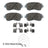 Beck Arnley 085-6379 Disc Brake Pad Set - Front