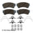 Beck Arnley 085-6767 Disc Brake Pad Set - Front