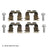 Beck Arnley 085-7068 Disc Brake Pad Set - Rear