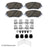 Beck Arnley 085-7093 Disc Brake Pad Set - Front