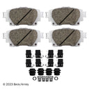 Beck Arnley 085-7109A Disc Brake Pad Set - Rear