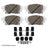 Beck Arnley 085-7109A Disc Brake Pad Set - Rear