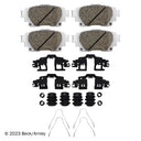 Beck Arnley 085-7109B Disc Brake Pad Set - Rear
