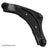 Beck Arnley 102-7695 Suspension Control Arm and Ball Joint Assembly - Front Left Lower