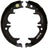 Bendix Friction 859 Parking Brake Shoe - Rear