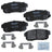 Bendix Friction CFC1008 Disc Brake Pad Set - Rear