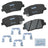 Bendix Friction CFC1432 Disc Brake Pad Set - Front