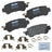 Bendix Friction CFC1624 Disc Brake Pad Set - Rear
