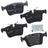 Bendix Friction CFC1821 Disc Brake Pad Set - Rear