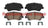 Bendix Friction CFC2303 Disc Brake Pad Set - Rear