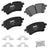 Bendix Friction CFC2364 Disc Brake Pad Set - Rear