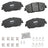Bendix Friction CFC2375 Disc Brake Pad Set - Front