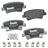 Bendix Friction CFC2395 Disc Brake Pad Set - Rear