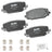 Bendix Friction CFC2411 Disc Brake Pad Set - Rear