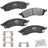 Bendix Friction CFC2427 Disc Brake Pad Set - Front