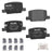 Bendix Friction CFC2551 Disc Brake Pad Set - Rear