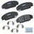 Bendix Friction CFC829 Disc Brake Pad Set - Front