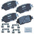 Bendix Friction CFC908 Disc Brake Pad Set - Front