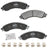 Bendix Friction CFM2404 Disc Brake Pad Set - Front