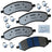 Bendix Friction MKD1084FM Disc Brake Pad Set - Front