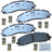 Bendix Friction MKD1691FM Disc Brake Pad Set - Rear