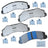 Bendix Friction MKD1770FM Disc Brake Pad Set - Front