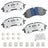 Bendix Friction MKD2423FM Disc Brake Pad Set - Front