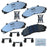 Bendix Friction MKD652FM Disc Brake Pad Set - Front