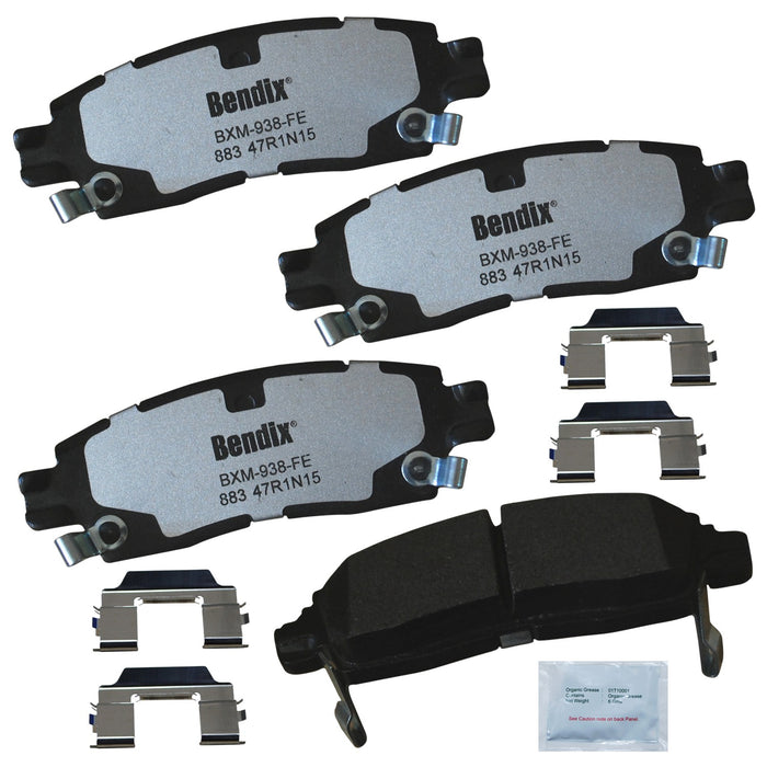 Bendix Friction MKD883FM Disc Brake Pad Set - Rear