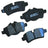 Bendix Friction SBC1309 Disc Brake Pad Set - Rear