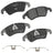Bendix Friction SBC1322A Disc Brake Pad Set - Front