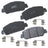 Bendix Friction SBC1654 Disc Brake Pad Set - Front