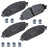 Bendix Friction SBC2179 Disc Brake Pad Set - Front