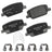 Bendix Friction SBC2199 Disc Brake Pad Set - Rear
