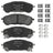 Bendix Friction SBC2208 Disc Brake Pad Set - Rear