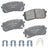 Bendix Friction SBC2309 Disc Brake Pad Set - Rear
