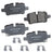 Bendix Friction SBC2374 Disc Brake Pad Set - Rear