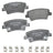 Bendix Friction SBC2395 Disc Brake Pad Set - Rear