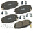 Bendix Friction SBC336 Disc Brake Pad Set - Front