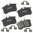Bendix Friction SBC340K1 Disc Brake Pad Set - Rear