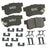 Bendix Friction SBC536 Disc Brake Pad Set - Rear