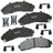 Bendix Friction SBC652 Disc Brake Pad Set - Front