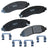 Bendix Friction SBC962 Disc Brake Pad Set - Front