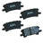 Bendix Friction SBC996 Disc Brake Pad Set - Rear