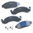 Bendix Friction SBM50 Disc Brake Pad Set - Front or Rear