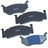 Bendix Friction SBM84 Disc Brake Pad Set - Front or Rear